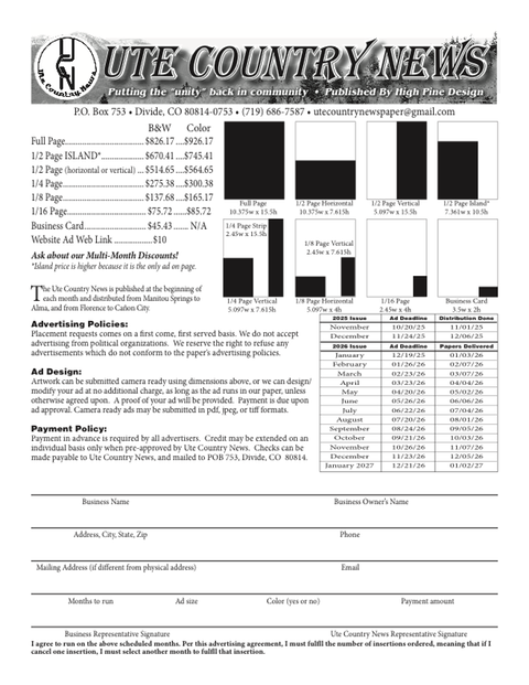 UCN Rate Sheet  2026